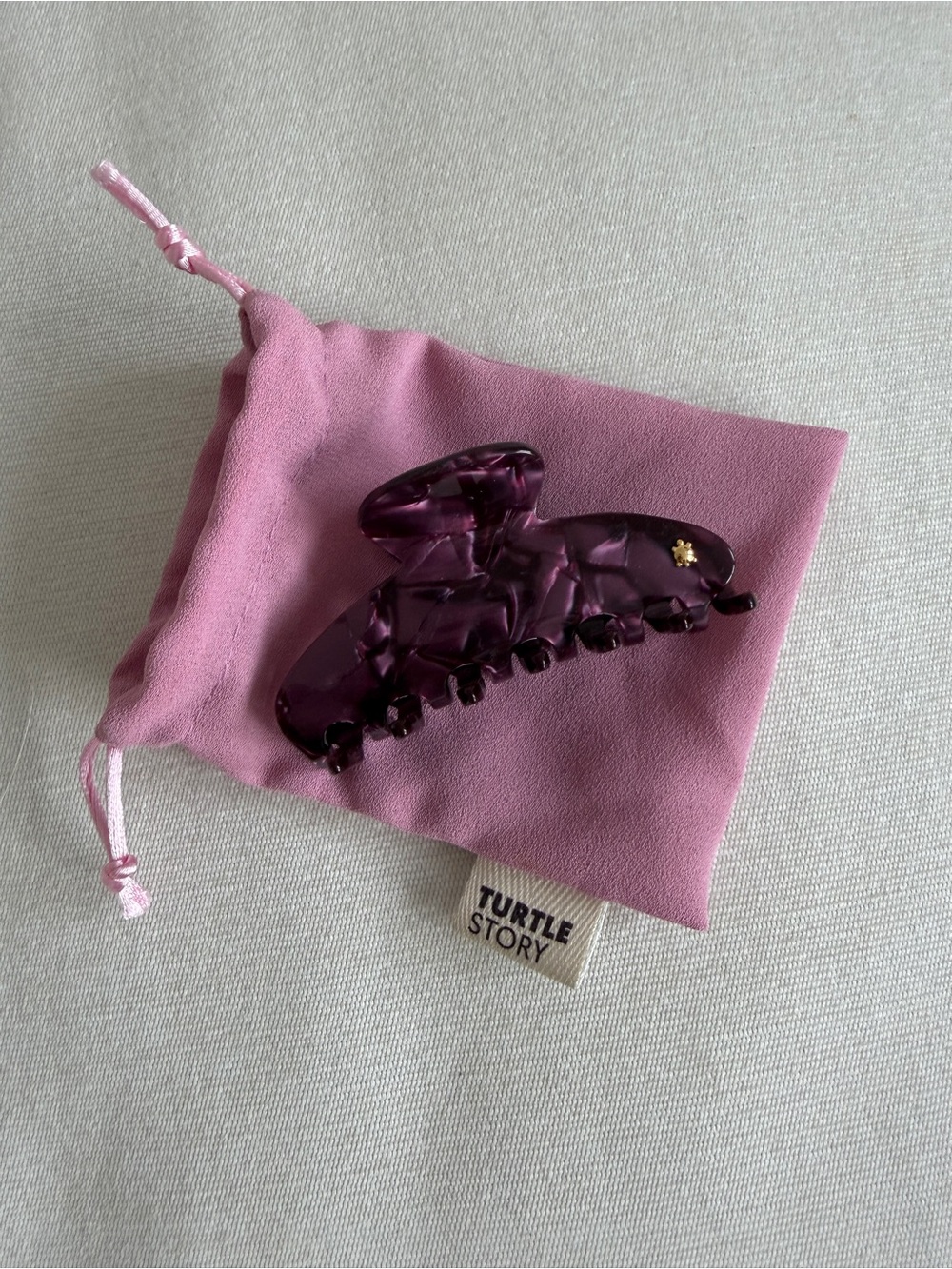 Purple Tortoiseshell Hair Claw Clip